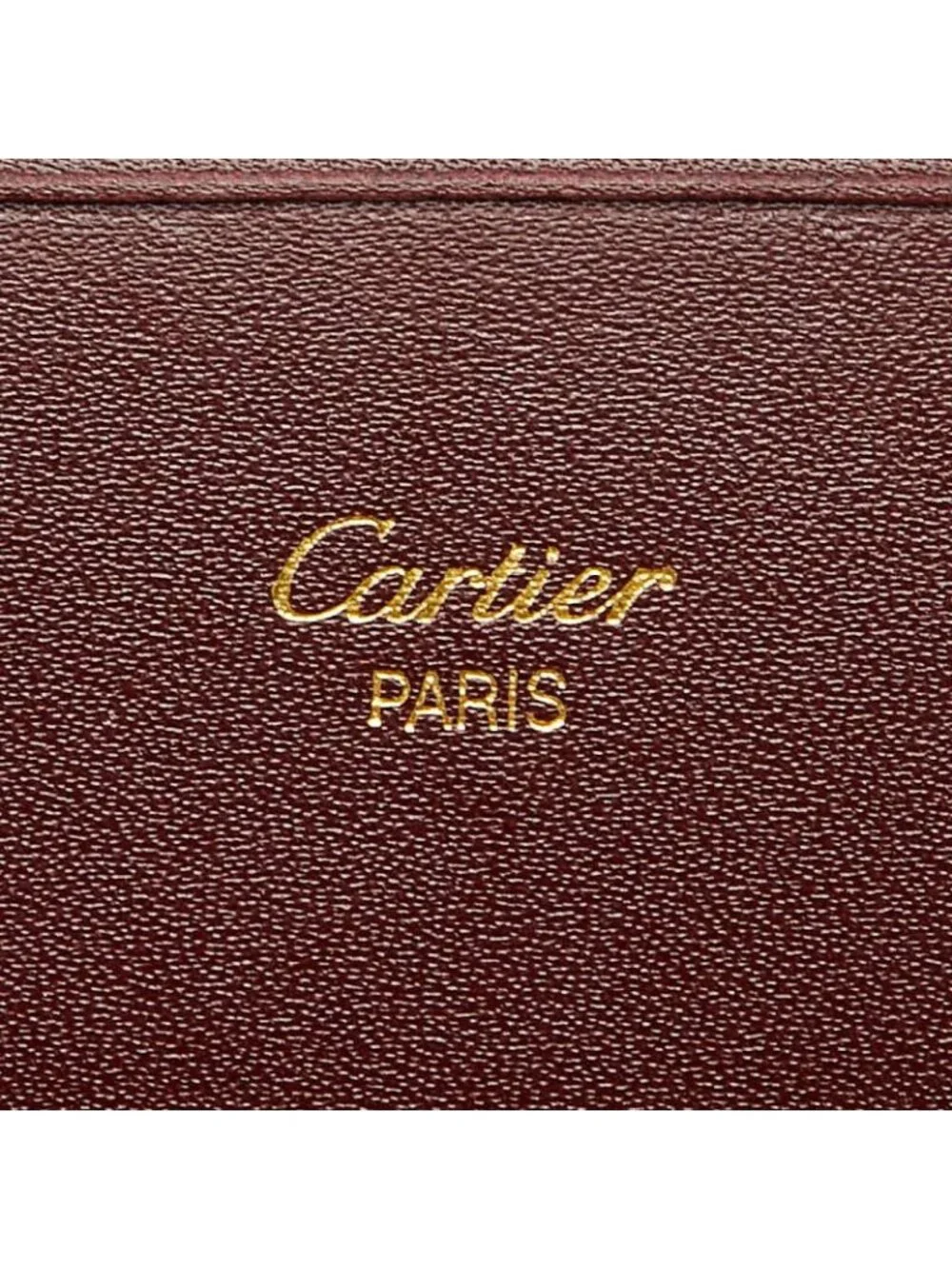 Cartier Must Line Wine Red Leather
